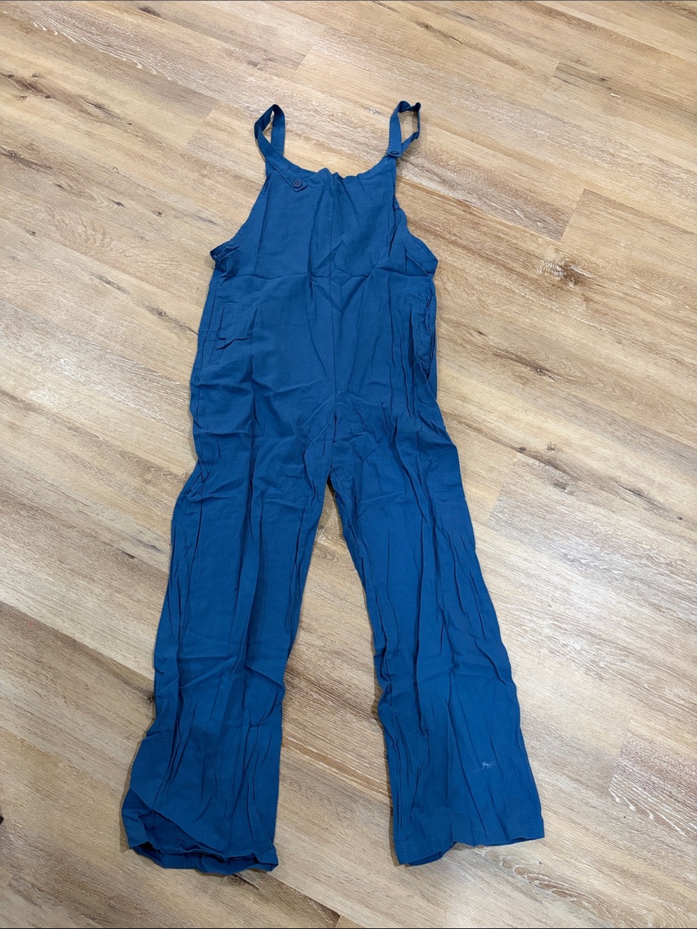 Women’s Blue Lightweight Jumpsuit overall style